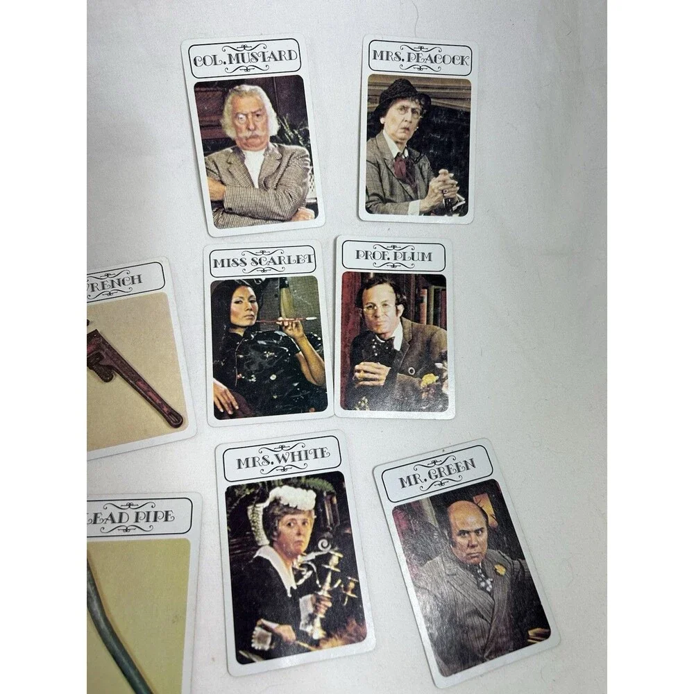 Vintage 1972 CLUE Mystery Detective Board Game Parker Brothers Complete Original